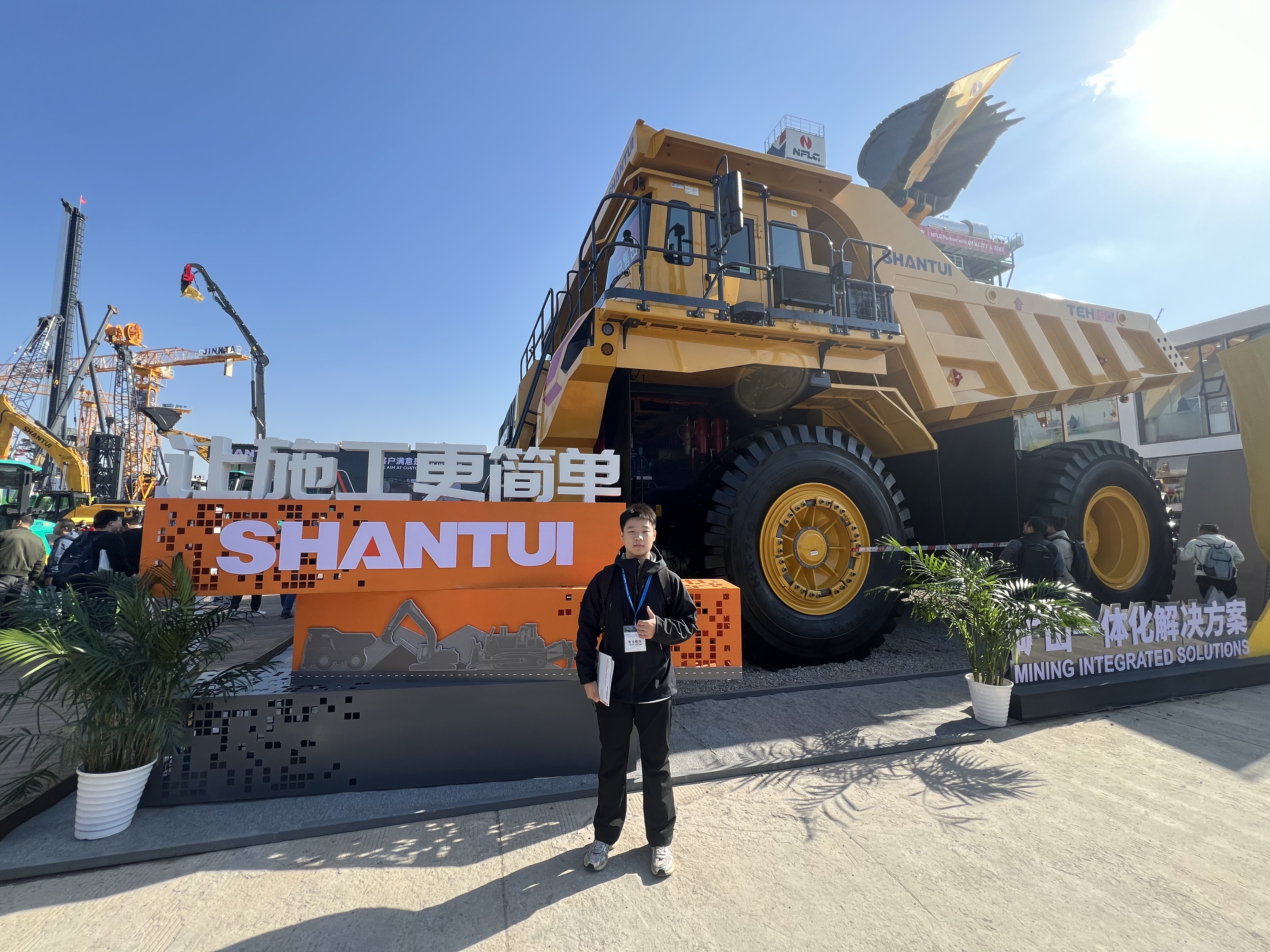 We waren op de Bauma-tentoonstelling