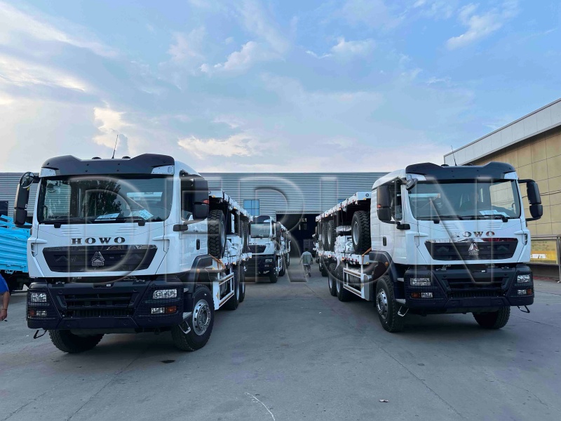 10 eenheden Howo TX Fence Truck met vrachtaanwijzer van vracht met succes naar Ethiopië gestuurd