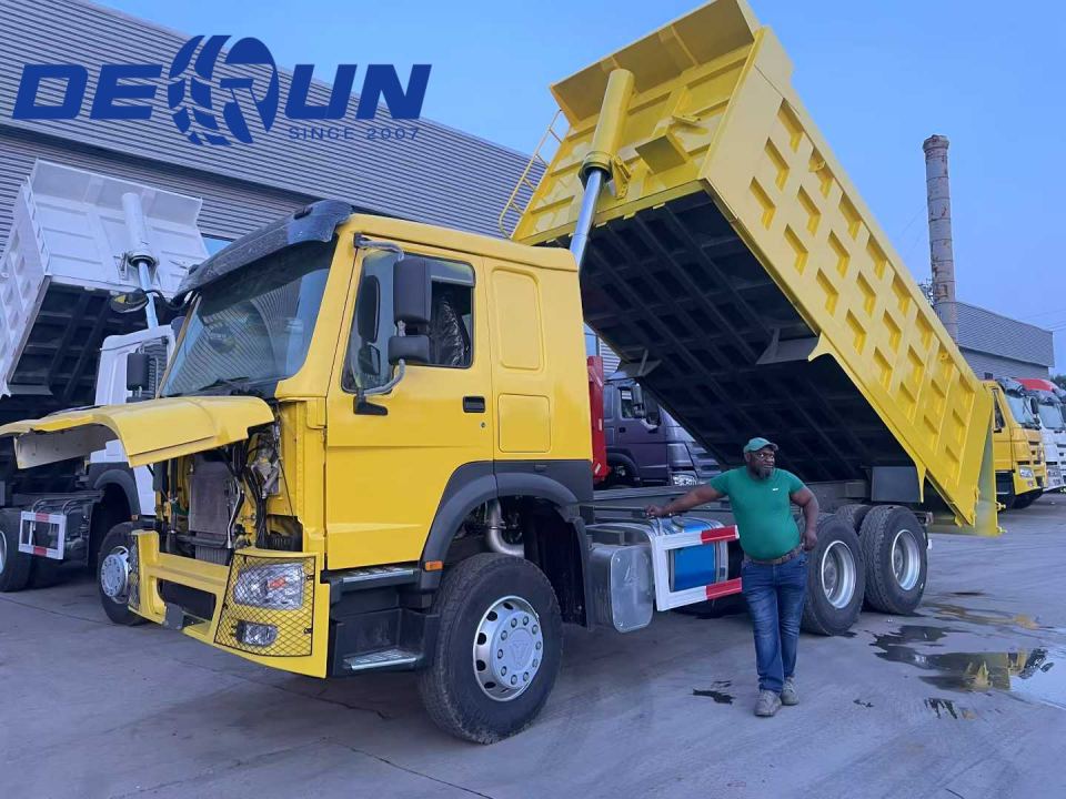 Klant van Gabon kwam op bezoek bij Sinotruk Factory