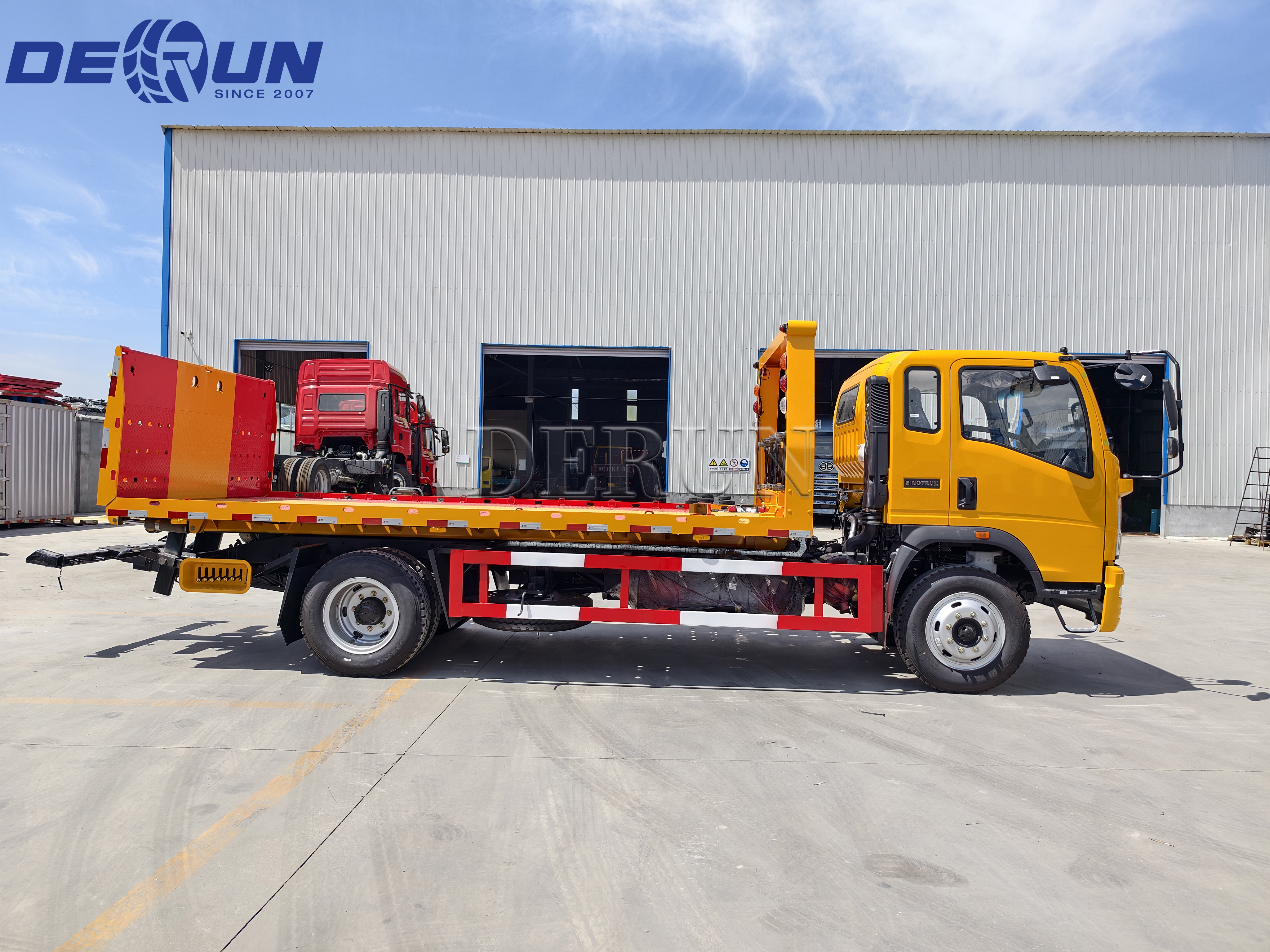 Sinotruk HOWO 4x2 Wrecker Truck wordt naar Nicaragua verscheept