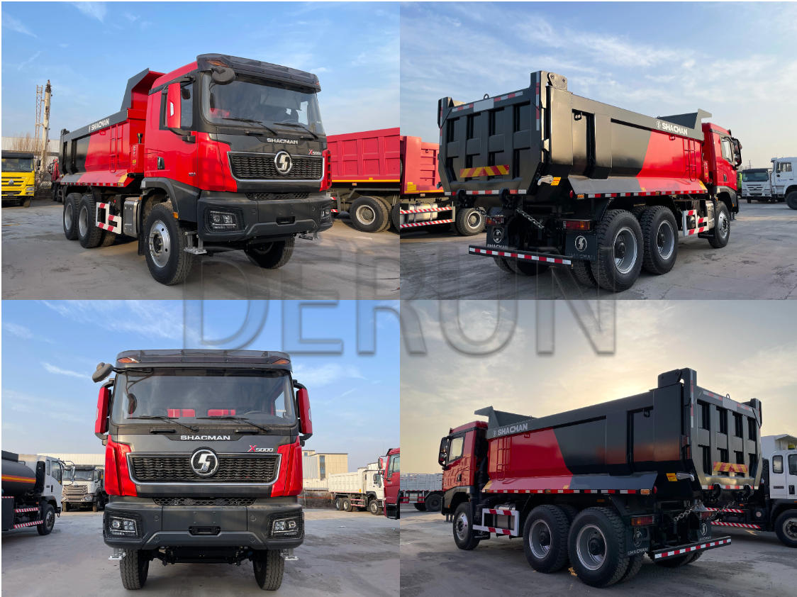 SHACMAN X5000 6x4 dumptruck export naar Peru