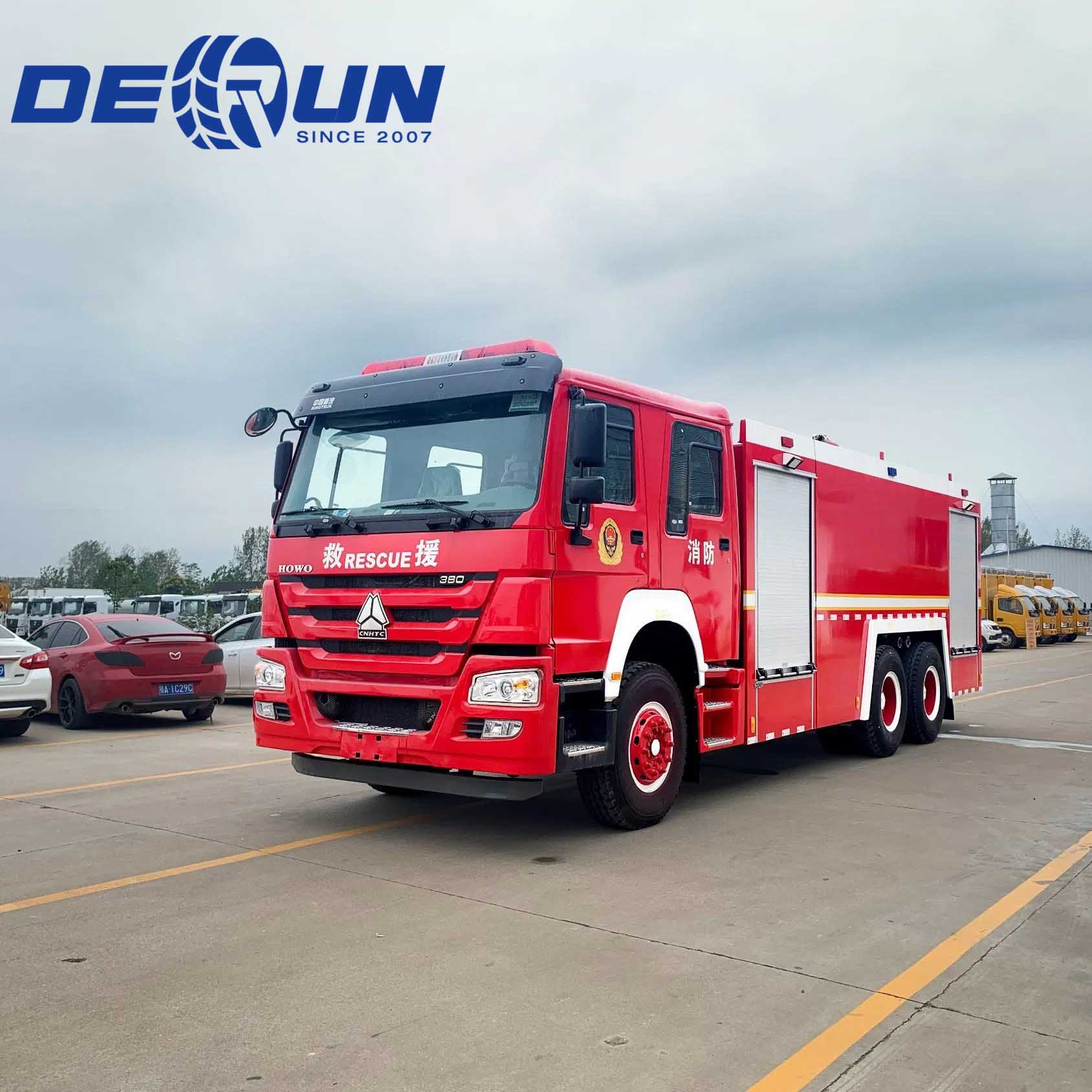 Hoe u een zware industriële brandweerwagen kiest: waarom de Sinotruk HOWO 6x4 opvalt