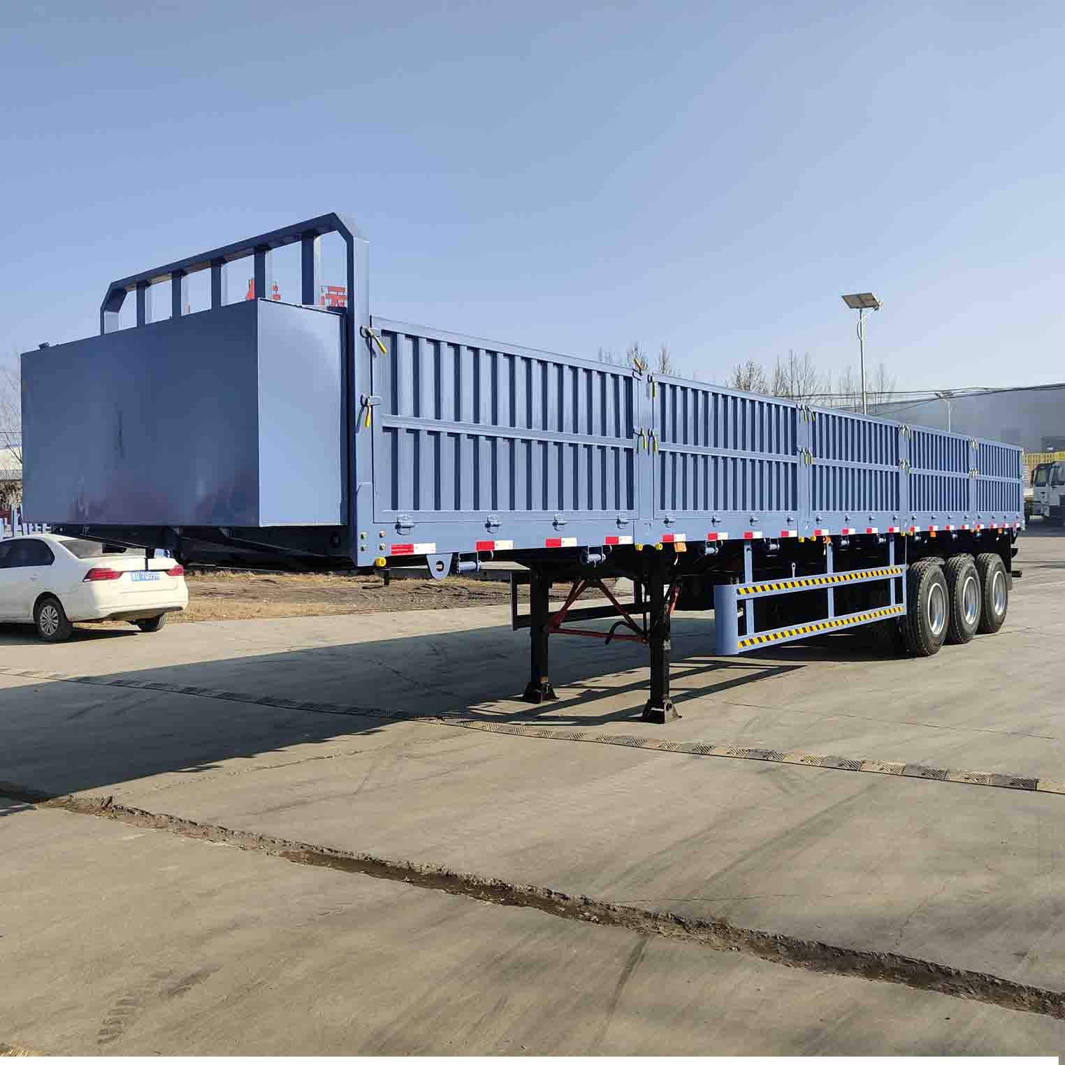 Derun 3 Axle Dropside Semi Trailer te koop in Algerije