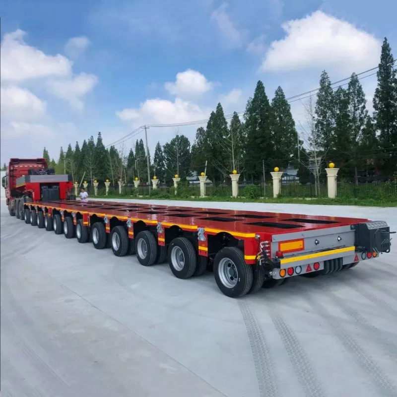 Meerassige hydraulische modulaire trailer