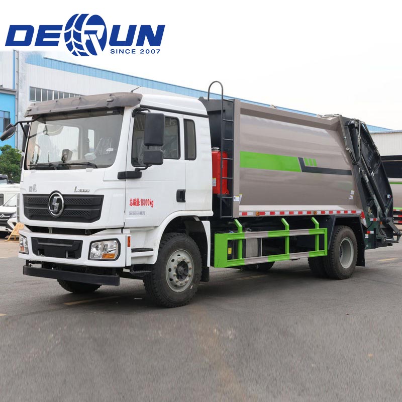 Shacman X9 4x2 L3000 vuilniscompressor lichte vrachtwagen