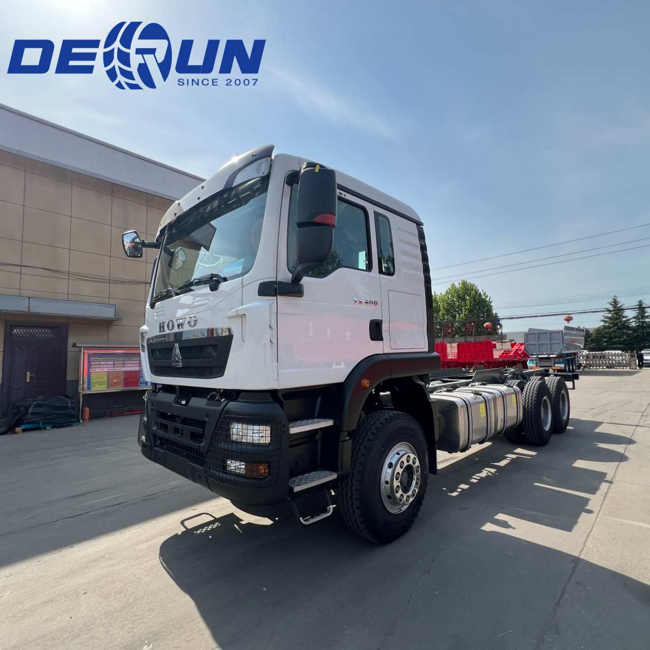 Sinotruk Howo 6x4 TX Cargo Chassis Truck voor Ethiopië